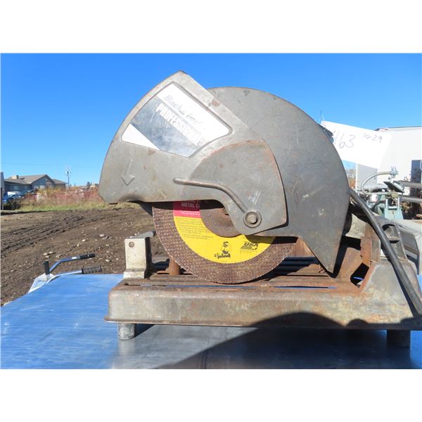 black and decker chop saw