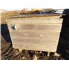 Image 1 : home made solid wood box filled with seasoned firewood