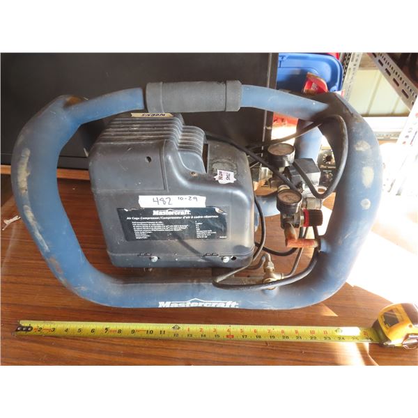 mastercraft air cage compressor works good