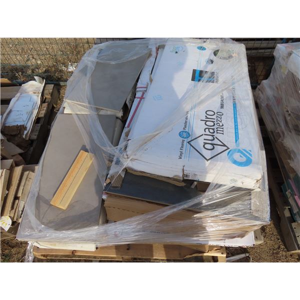 pallet with misc laminate flooring