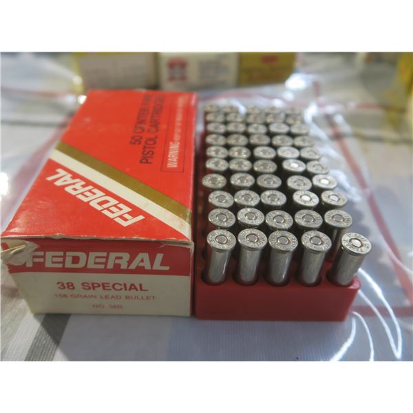 Federal 38 special 158 gr. Bullets - box of 50