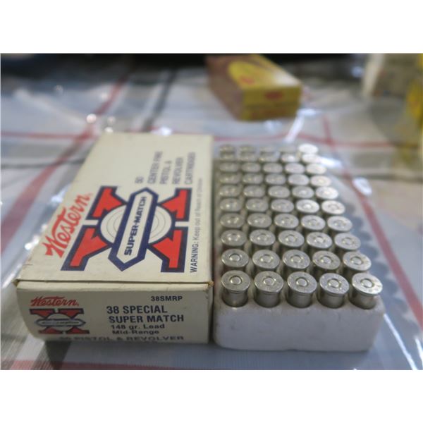 Western 38 special 148 gr. Bullets - box of 50