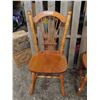 Image 2 : Set of 4 wooden kitchen chairs
