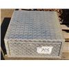 Image 1 : Metal storage box 19.25"x8.5"x19" - has key