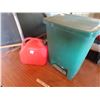 Image 2 : garbage can and jerry can