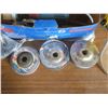 Image 2 : brand new Bosch angle grinder grinding discs and safety shild