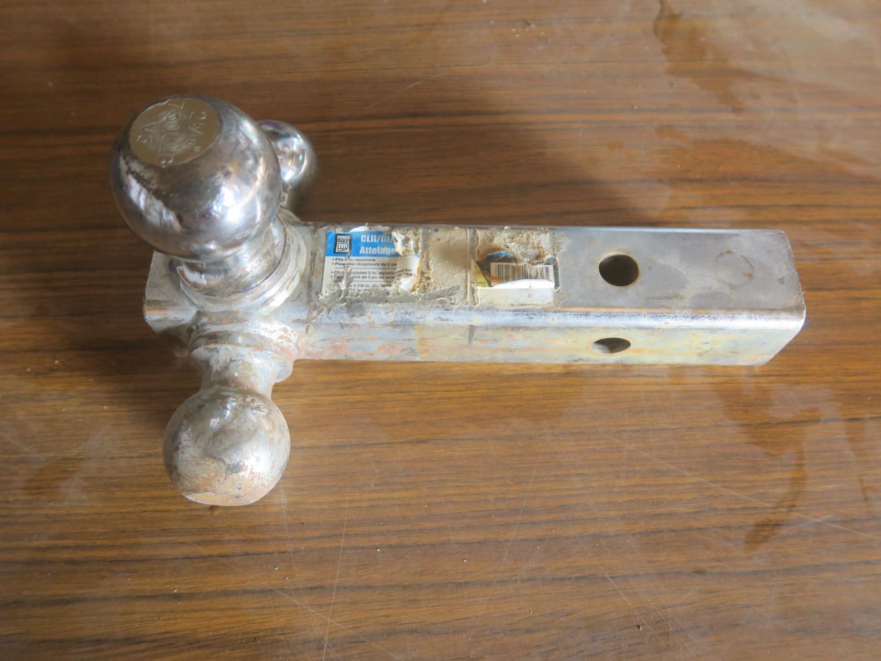 Ball Attach Machine chrome reciever hitch multi ball attachment