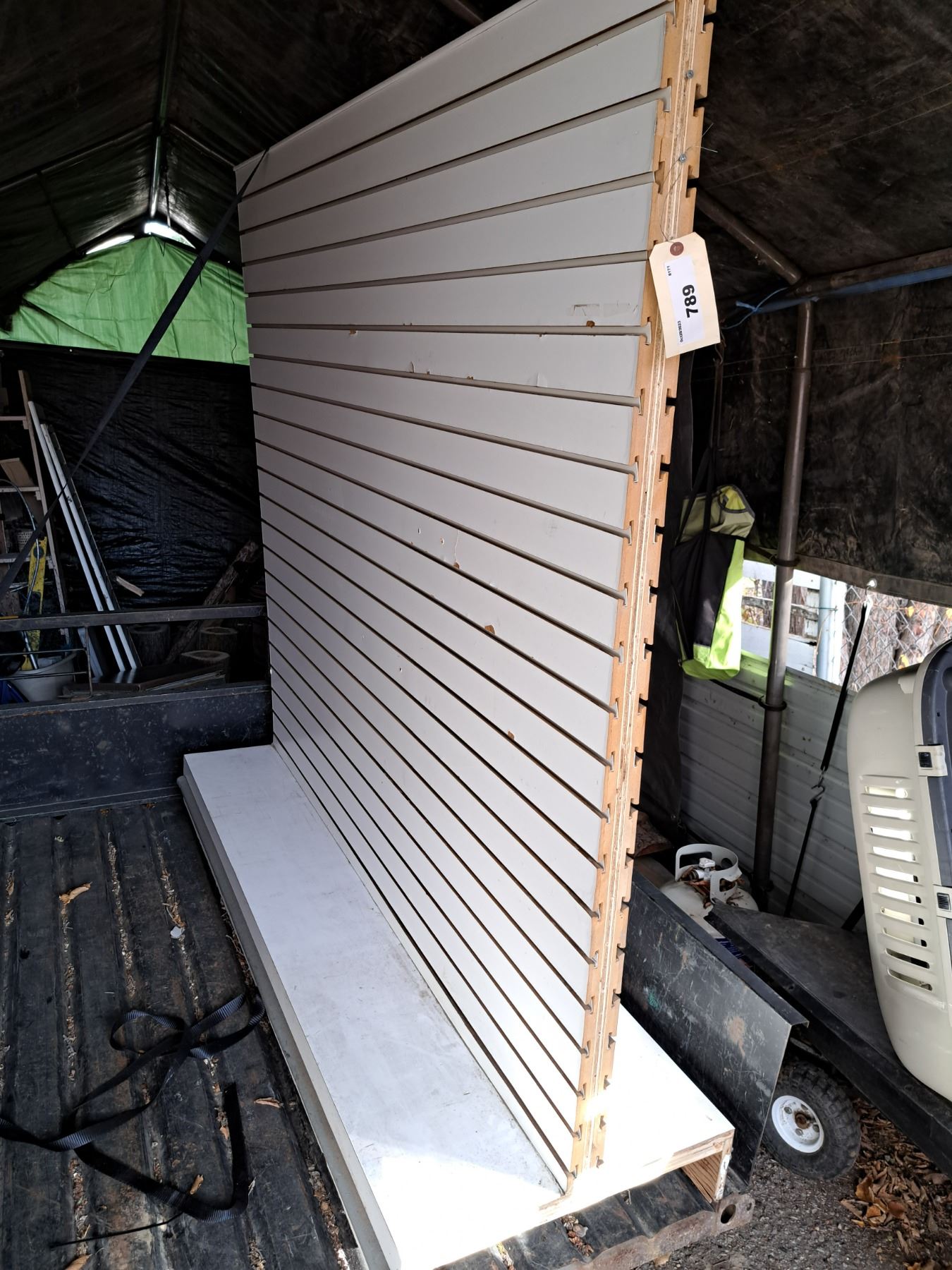 Slat Boards Rona two sided slat board on castors