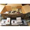 Image 1 : box of electrician parts face plates , fixtures