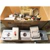 Image 2 : box of electrician parts face plates , fixtures