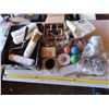 Image 1 : assorted hardware - door handles, paint tray, paint rollers, etc.