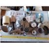 Image 1 : assorted hardware - outlet covers, wire brushes, etc.