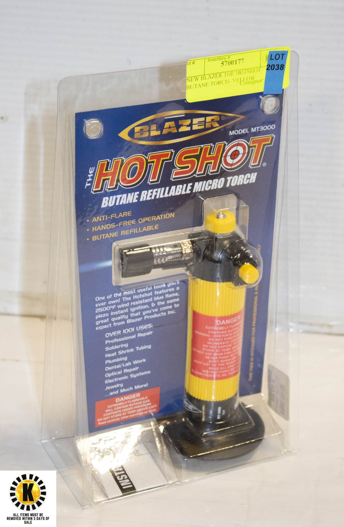 Blazer GB4101 Butane Gas Burner - Tabletop Brush Flame For Soldering, Jewelry, Culinary Use