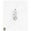 Image 1 : #14-WHITE TOPAZ PENDANT