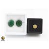 Image 1 : #89-HEATED YELLOW SAPPHIRE 2.65CT & EMERALD 13.50C