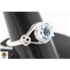 Image 1 : #75-SKY BLUE TOPAZ RING SIZE 6.5