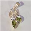 Image 1 : JP1027-317 SILVER PERIDOT PENDANT