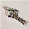 Image 1 : JP1027-330 SILVER MARCASITE PENDANT