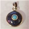 Image 1 : JP1027-343 SILVER GEMSTONE PENDANT