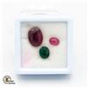Image 1 : #348-9.5 CT OVAL TREATED RUBY 2.5 CT OVAL TREATED