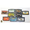 Image 1 : FLAT WITH 9 GAMEBOY CARTRIDGE GAMES INCL.