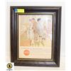Image 1 : ORIGINAL 1957 COKE AD FRAMED 10X13