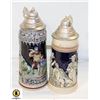 Image 1 : TWO GERMAN BEER STEINS SCHWEIZ