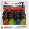 Image 1 : 12PK DUAL LITE REFILLABLE LIGHTERS