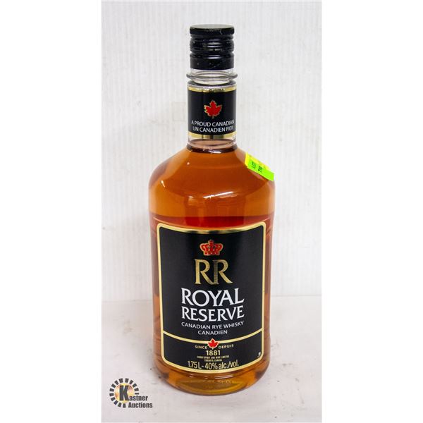 ROYAL RESERVE CANADIAN RYE WHISKY 1.75L 40%