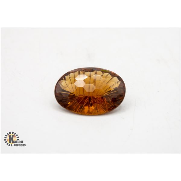 NATURAL 57.87 CT OVAL MIXED CUT CITRINE