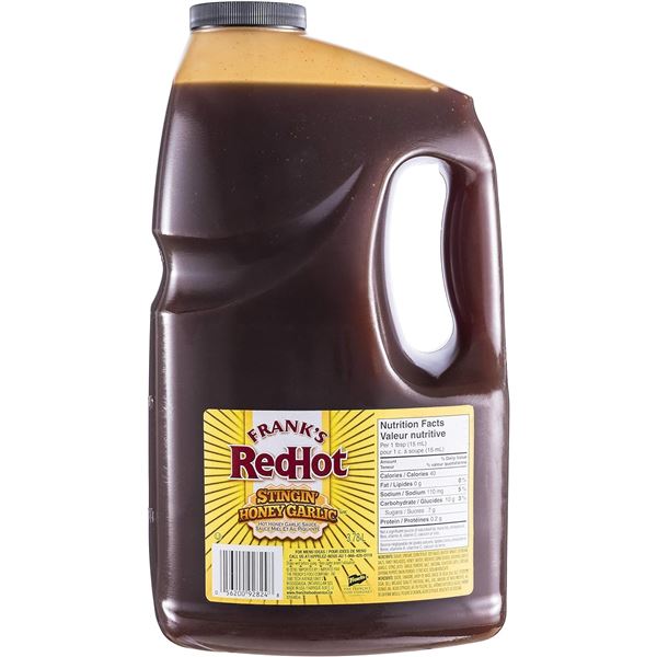 NEW 3.78L BOTTLE OF FRANK'S RED HOT STINGIN HONEY