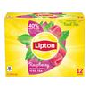 NEW CASE OF 12 CANS OF LIPTON RASPBERRY FLAVOURED