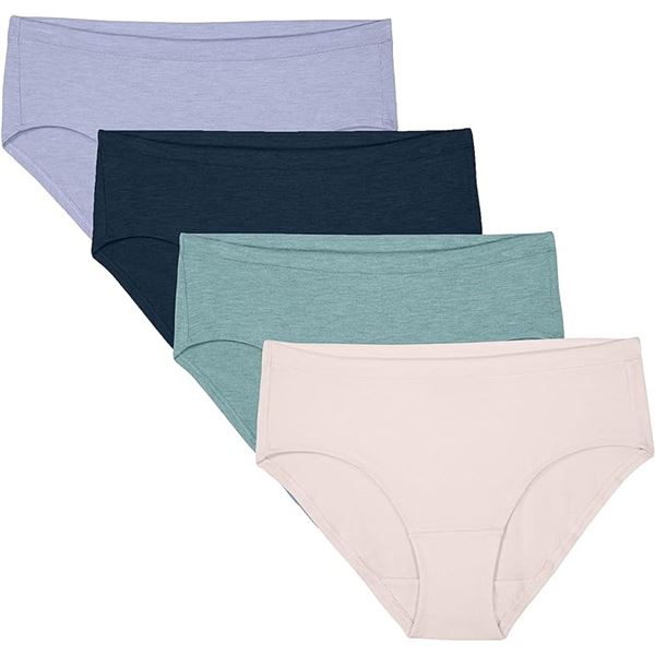 NEW PK OF 4 HIPSTERS UNDERWEAR-FRUIT OF THE LOOM