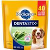 Image 1 : NEW VALUE PACK OF 40 PEDIGREE DENTASTIX MEDIUM