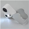 Image 4 : NEW DUAL LENS 60X MAGNIFYING LOUPE WITH LED IN BOX