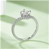 Image 7 : 1CT GRA CERTIFIED MOISSANITE 925 STERLING SILVER