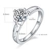 Image 4 : 1CT GRA CERTIFIED MOISSANITE 925 STERLING SILVER