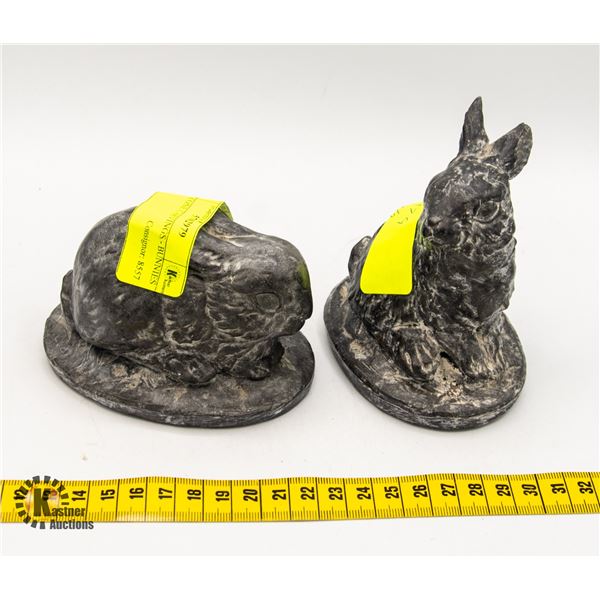 SOAPSTONE CARVINGS - BUNNIES