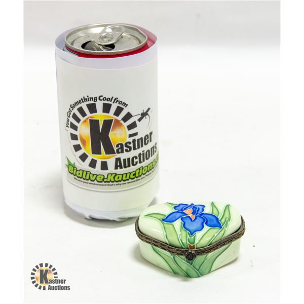 BENYA SIGNED ENAMEL PILL BOX