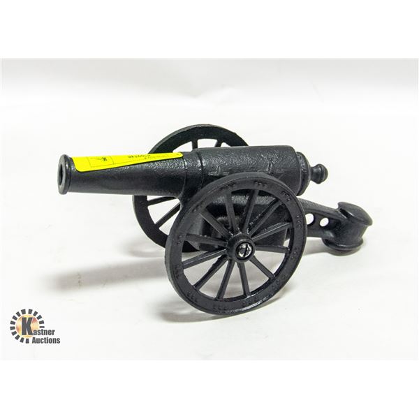 VINTAGE CAST IRON CANNON