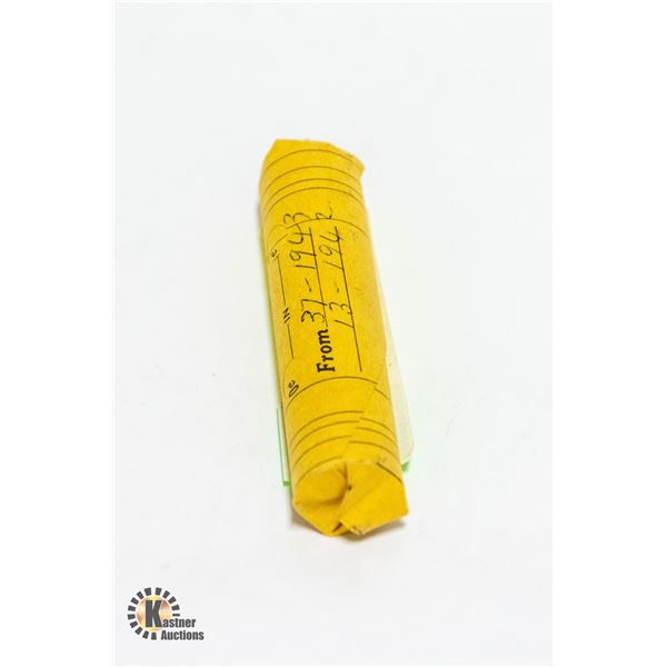 1942-43 PENNY ROLL OF 50