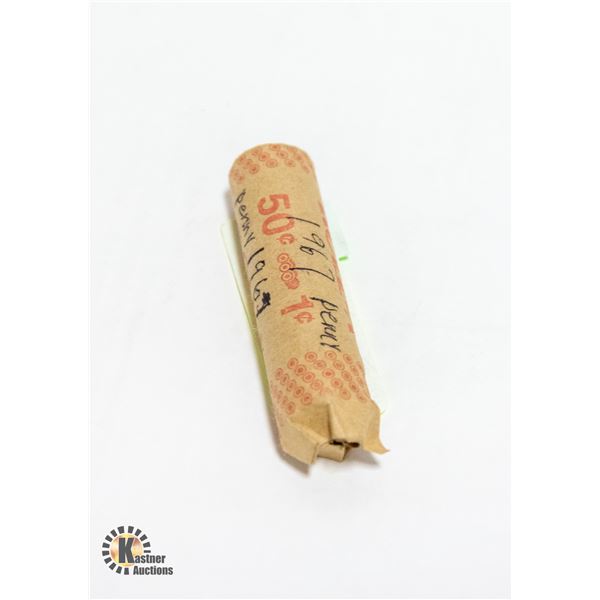 1967 DOVE PENNIES ROLL OF 50