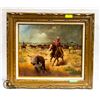 Image 1 : SIGNED FRAMED OIL ON BOARD "WHFORD 76"