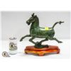 Image 1 : "FLYING HORSE OF GANSU" REPLICA GREEN CAST