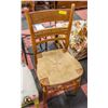 WOODEN/ROPE SEAT DINING CHAIR