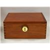 NEW WOODEN LOCKABLE STASH BOX W/ INSERTS