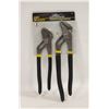 Image 1 : 2 PIECE GROOVE JOINT PLIER SET NEW SEALED