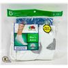 Image 1 : ANKLE SOCKS WHITE 6-12 SIZE 6-PACK
