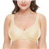Image 1 : NEW WINGSLOVE WOMENS WIRE FREE NUDE BRA 44DDD