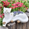Image 1 : NEW SUNGMORE THINKING CAT GARDEN STATUE